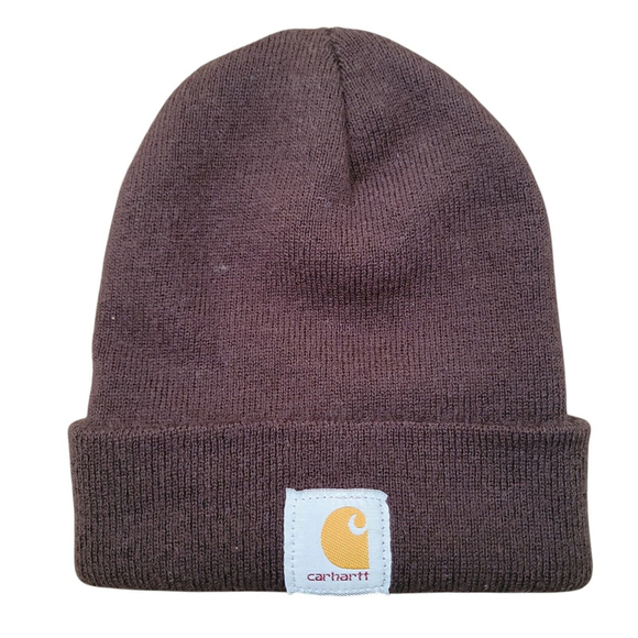 Carhartt Men's Acrylic Watch Hat Brown One Size. Excellent Condition Pre-owned - Picture 1 of 5
